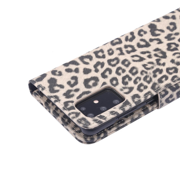 Samsung Galaxy Note20 Leopard Pattern Horizontal Flip Leather Case with Holder & Card Slots(Brown)