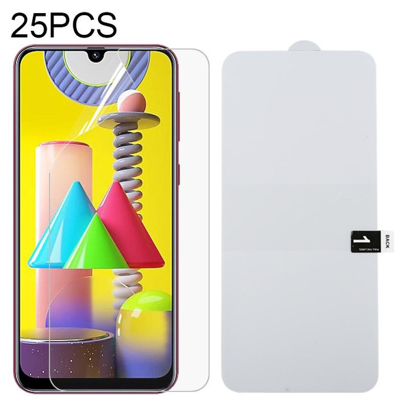 Samsung Galaxy M31 25 PCS Full Screen Protector Explosion-proof Hydrogel Film