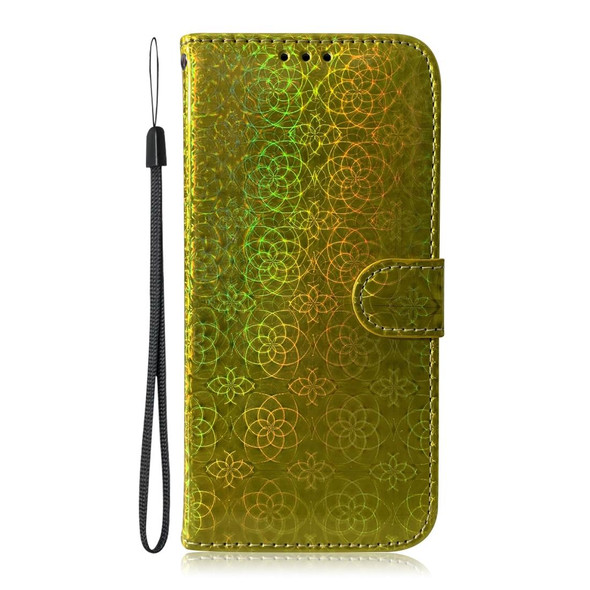 Samsung Galaxy Note20 Solid Color Colorful Magnetic Buckle Horizontal Flip PU Leather Case with Holder & Card Slots & Wallet & Lanyard(Gold)