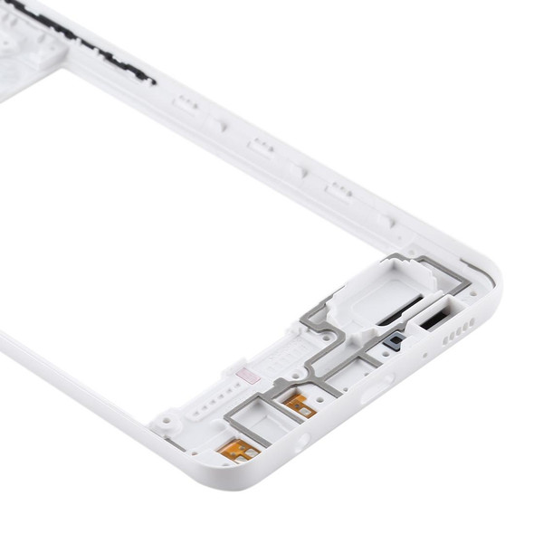 Middle Frame Bezel Plate for Samsung Galaxy A21s (White)