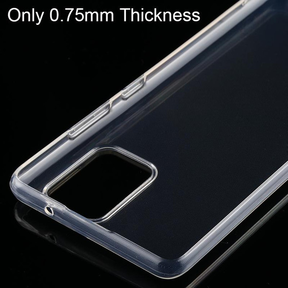 Galaxy A91 0.75mm Ultrathin Transparent TPU Soft Protective Case