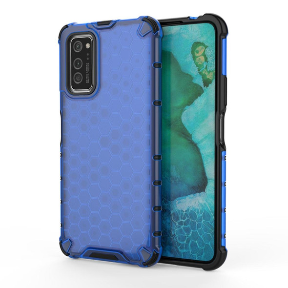 Galaxy S20 Ultra Shockproof Honeycomb PC + TPU Case(Blue)