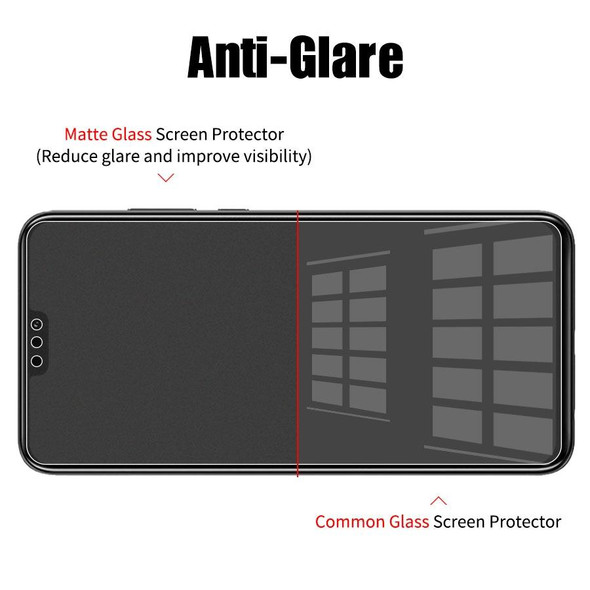 10 PCS Non-Full Matte Frosted Tempered Glass Film for Galaxy A70