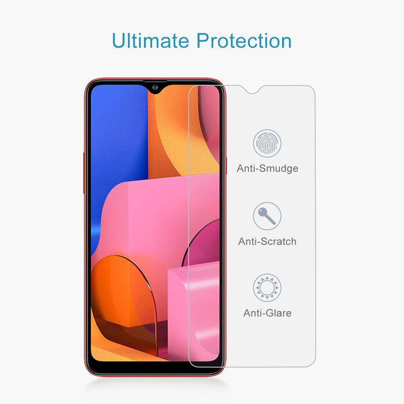 10 PCS 0.26mm 9H 2.5D Tempered Glass Film for Galaxy A20s