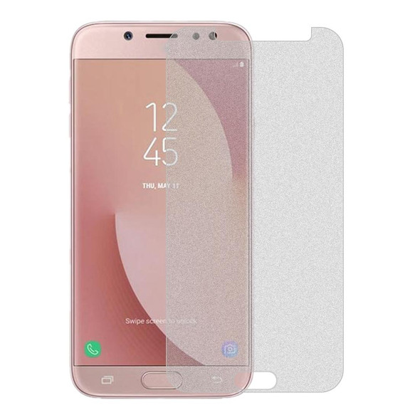 50 PCS Non-Full Matte Frosted Tempered Glass Film for Galaxy J7 (2017) / J7 Pro, No Retail Package