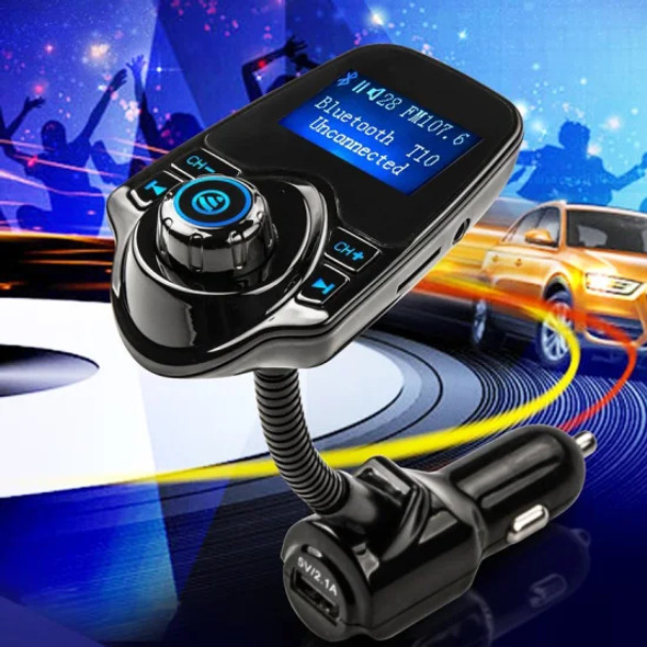 Bluetooth FM Transmitter with Hands-Free Calling & Music Streaming