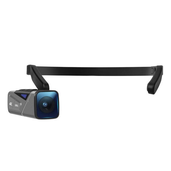 ORDRO EP7 4K Head-Mounted  Auto Focus Live Video Smart Sports Camera, Style:With Remote Control(Silver Black)