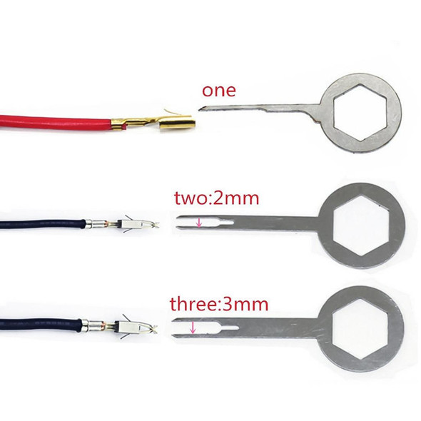 3 PCS Auto Car Plug Circuit Board Wire Harness Terminal Extraction Pick Connector Crimp Pin Back Needle Remove Tool