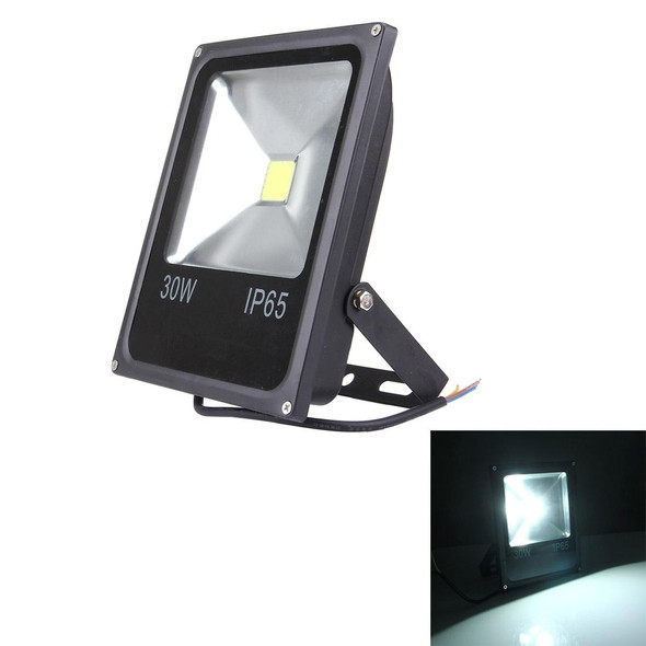 30W IP65 Waterproof White Light LED Floodlight, 2700LM Lamp, AC 85-265V