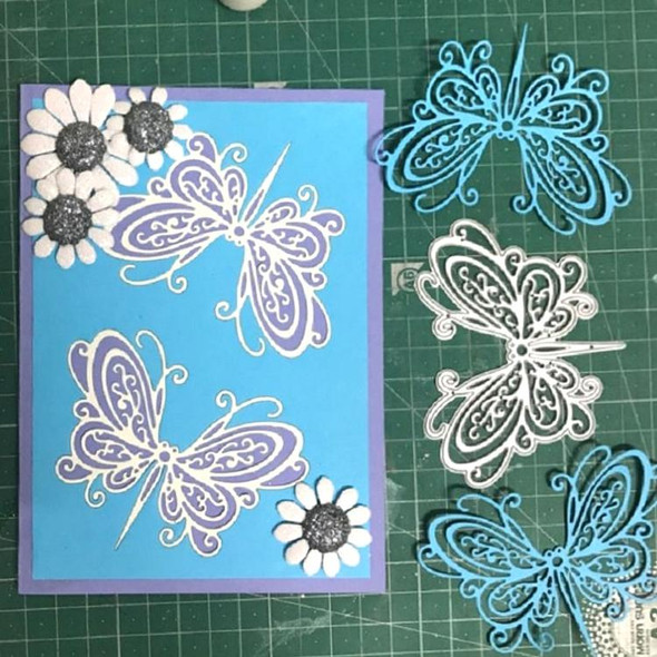 Butterfly Stencil DIY Clip Book Album Greeting Card Making Stencil