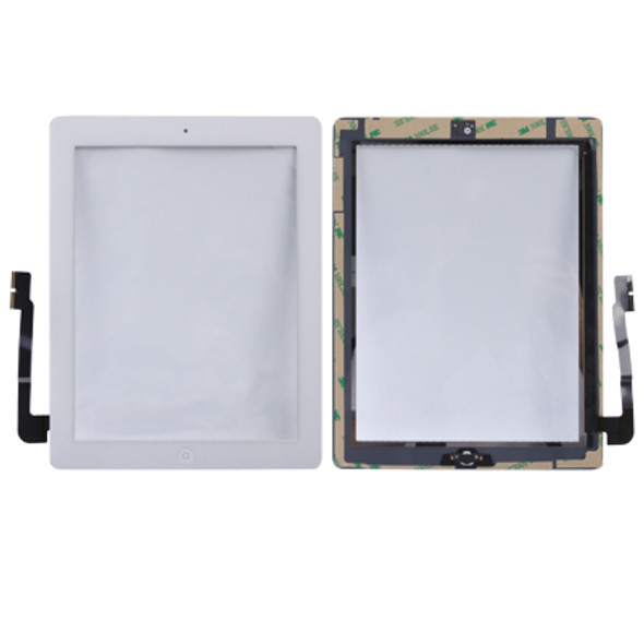 Controller Button + Home Key Button PCB Membrane Flex Cable + Touch Panel Installation Adhesive - Touch Panel for New iPad (iPad 3)