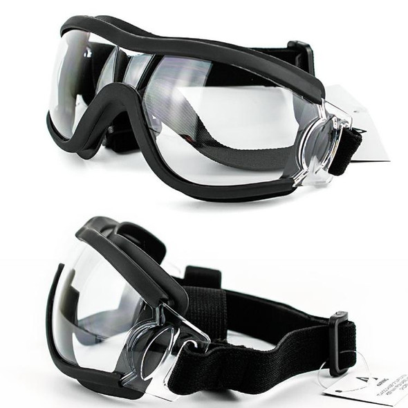 Pet Goggles Dog Transparent Glasses Waterproof Windproof Snow Goggles Dog Glasses(Transparent)