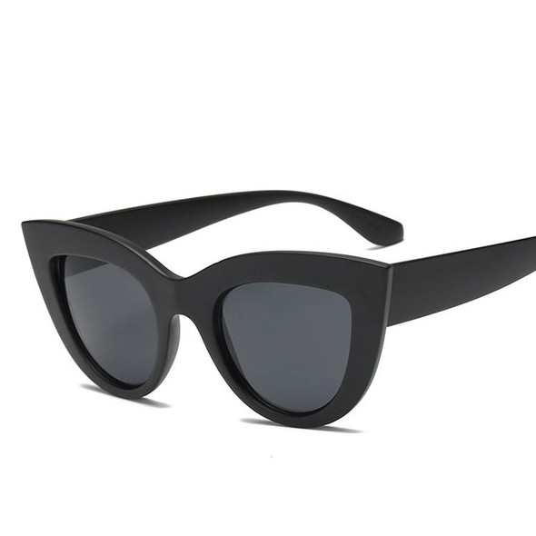 Cat Eye Mirrored Metal Frame UV400 Sunglasses for Women
