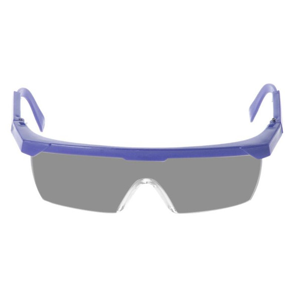 10 PCS Outdoor Safety Glasses Spectacles Eye Protection Goggles Dental Work Eyewear(Blue Frame Grey Lens)
