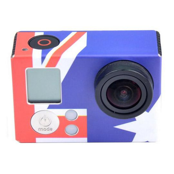 Retro AU Flag Pattern Case Sticker for GoPro HERO3+ /3