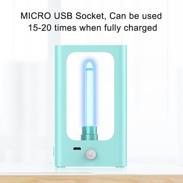 Intelligent Human Induction Portable UVC Sterilizer LED Light Underwear Disinfection Stick Lamp (White)