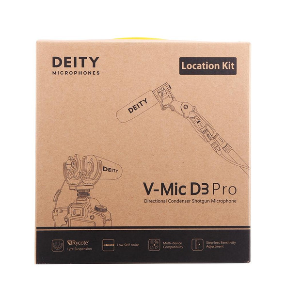 Deity V-Mic D3 Pro Kit Directional Condenser Shotgun Microphone with Shock Mount with Handle (Black)