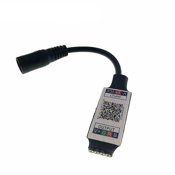 Mini RGB Bluetooth Controller Light Strip Controller - RGB LED Strip DC5V 12V 24V(Black)