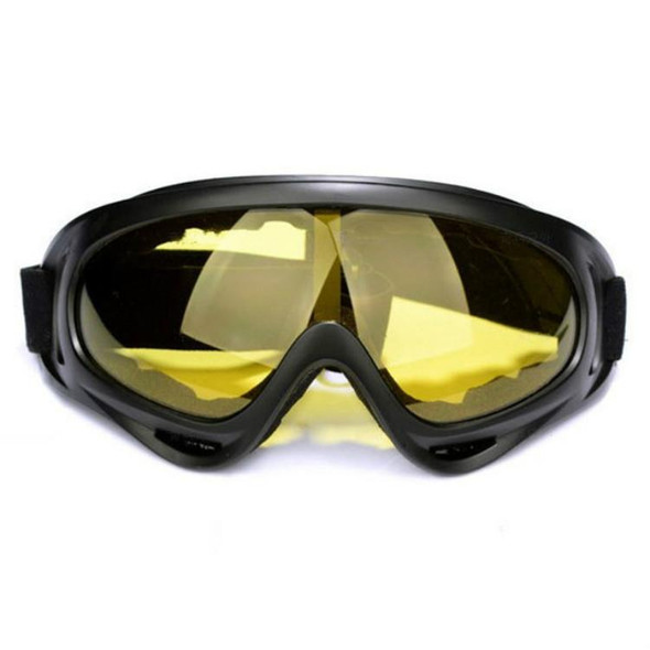 Windproof UV Resistant Ski Goggles Multi-functional Outdoor Sport Goggles(Yellow Lens)