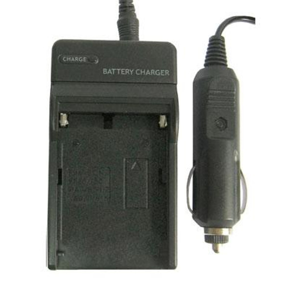 2 in 1 Digital Camera Battery Charger for Panasonic VBD1/ VBD2, SONY F550/ F750/ F960...(Black)