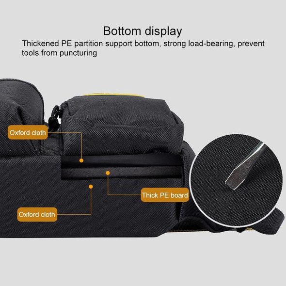 WINHUNT A Type Multi-function Canvas Electrical Hardware Tool Bag Repair Pocket