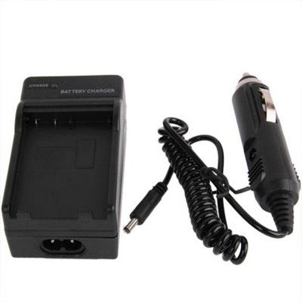 Digital Camera Battery Car Charger for Nikon ENEL15(Black)