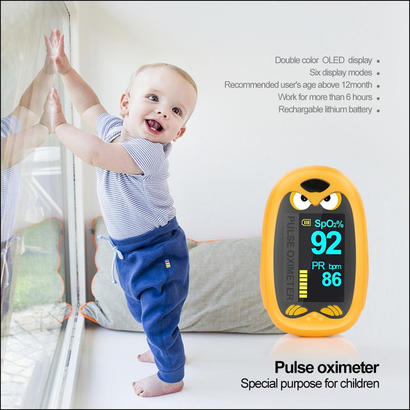 Pediatric Finger Pulse Oximeter Neonatal Blood Oxygen Children Kids Rechargeable USB Infant Blood Oxygen Monitor