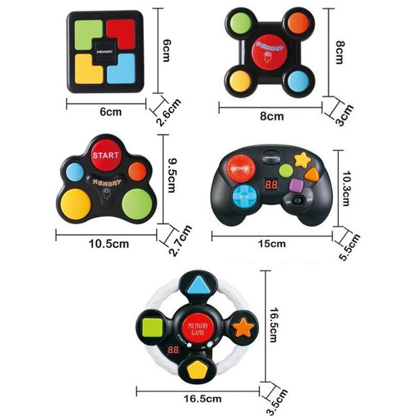 Children Educational Memory Training Game Machine, Style: Shaped