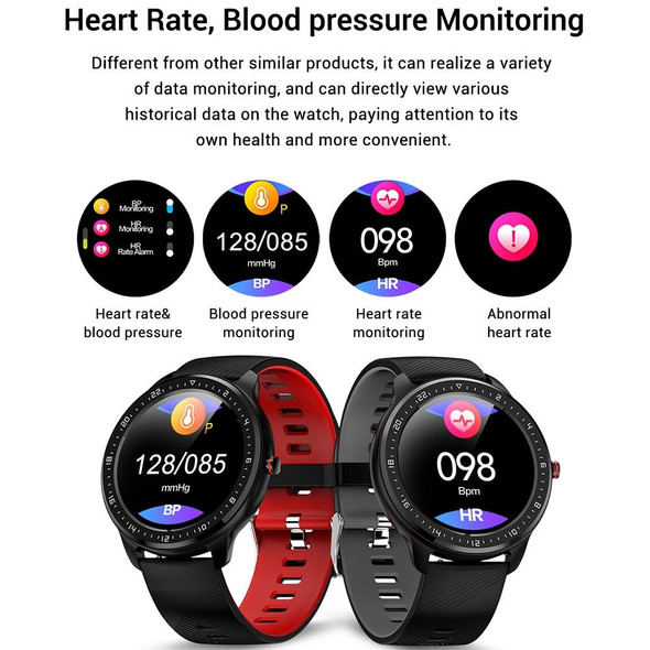 Z06 Fashion Smart Sports Watch, 1.3 inch Full Touch Screen, 5 Dials Change, IP67 Waterproof, Support Heart Rate / Blood Pressure Monitoring / Sleep Monitoring / Sedentary Reminder (Black Brown)