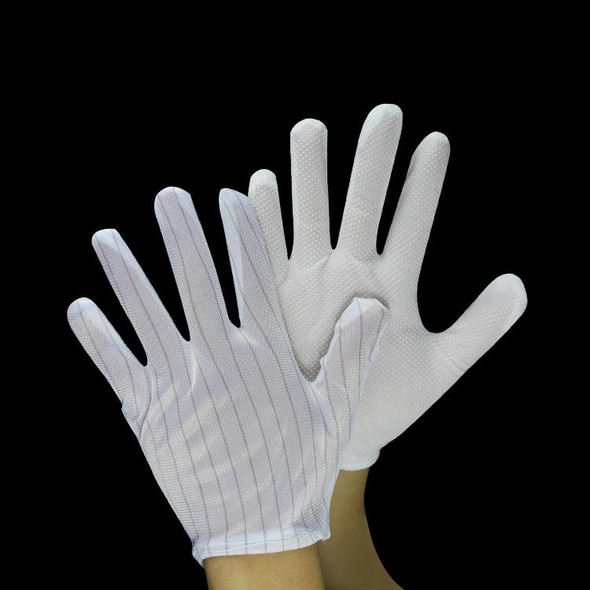 10 Pairs Anti-static Striped Dispensing Gloves, SizeFree Size