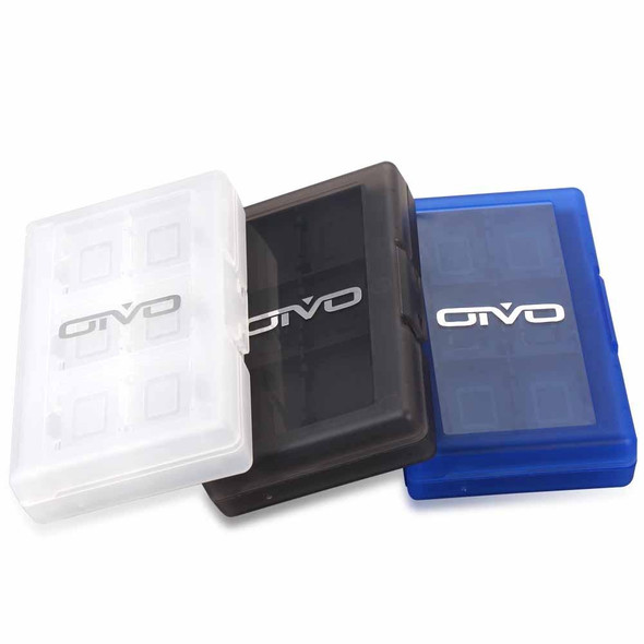 OIVO IV-SW029 24in1 Game Memory Card Storage Box Card Case Holder - Nintendo Switch(Blue)