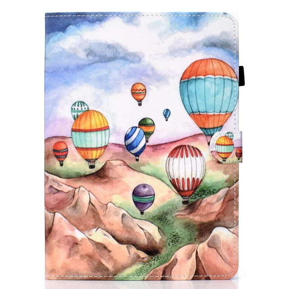 Colored Drawing Pattern Horizontal Flip PU Leatherette Case with Holder & Card Slots & Sleep / Wake-up Function for Galaxy Tab S5e 10.5 / T720 / T725(Balloons)