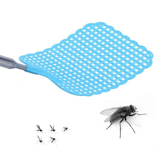 Creative Retractable Plastic Fly Swatter Summer Supplies Mosquito Swatter(Red)