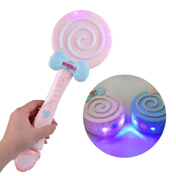 Children Doughnut Electric Bubble Blowing Machine Toy(Pink)