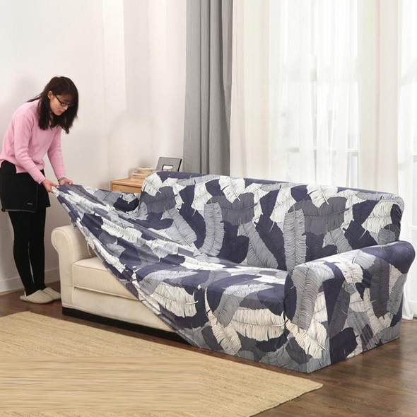 Sofa Covers all-inclusive Slip-resistant Sectional Elastic Full Couch Cover Sofa Cover and Pillow Case, Specification:Three Seat + 2 pcs Pillow Case(Know You)