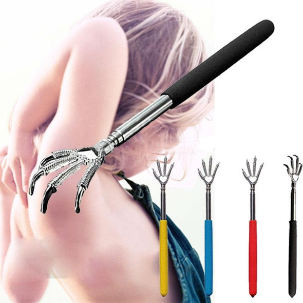 10 PCS Practical Handy Stainless Telescopic Pocket Scratching Massage Kit Bear claw back scratcher(Color Random delivery)