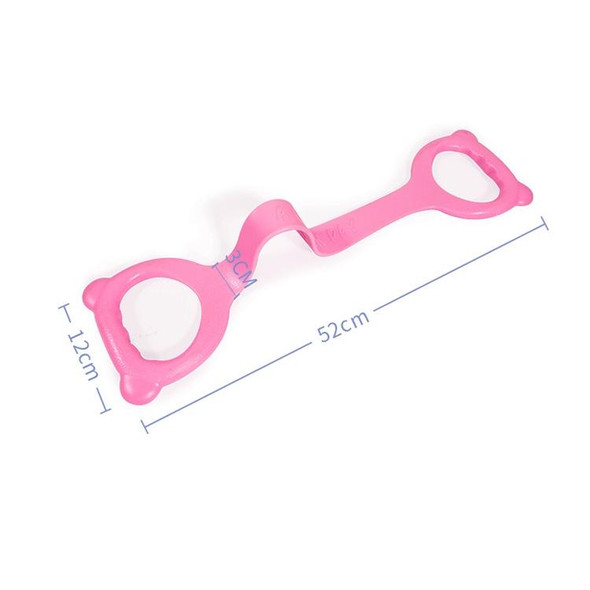 2 PCS Yoga Cat Ear 8-Shape Tensioner(Cherry Blossom Powder)