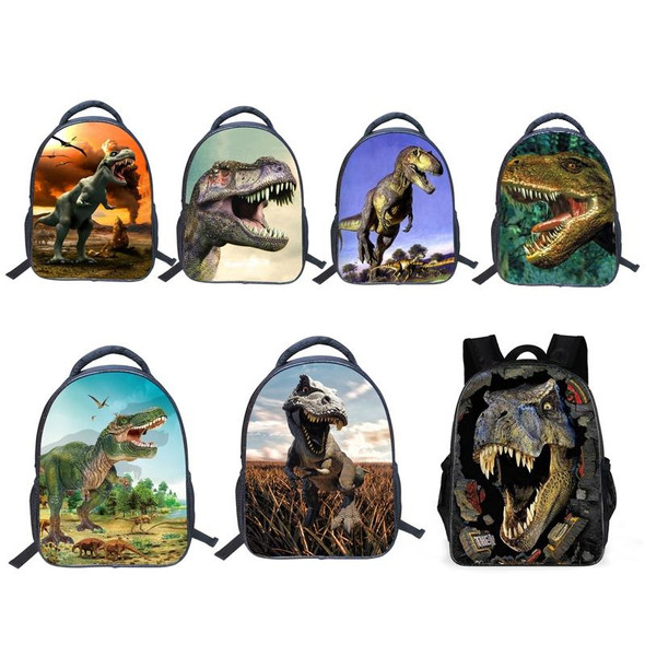 14-inch ZZ12 Child Dinosaur School Bag Kindergarten Pupils Backpack