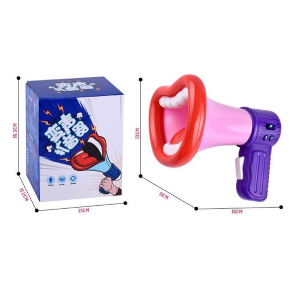 Children Handheld Microphone Speakers Sounder Loudspeaker Electric Music Tricks Toys, Random Color Delivery