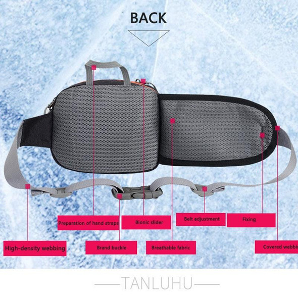 Tanluhu FK389 Outdoor Sports Waist Bag Multi-Purpose Running Water Bottle Bag Riding Carrying Case, Size: 2L(Pink)