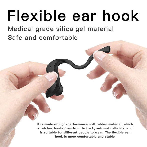 258 Wireless Ear-mounted Bluetooth Earphone with Charging Box & Digital Display, Support Touch & HD Call & Voice Assistant & NFC (Black)