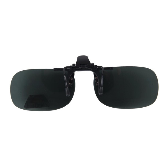 Polarized Clip-on Flip Up Plastic Clip Sunglasses Lenses Glasses Unbreakable Driving Fishing Outdoor Sport
