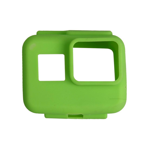 Original for GoPro HERO5 Silicone Border Frame Mount Housing Protective Case Cover Shell(Green)