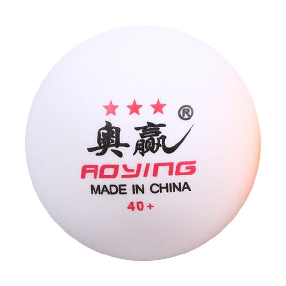 ROYING 100 PCS Professional ABS Table Tennis Training Ball, Diameter: 40mm, Specification:White 2Stars