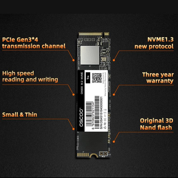 OSCOO ON900 NVME SSD Solid State Drive, Capacity: 512GB