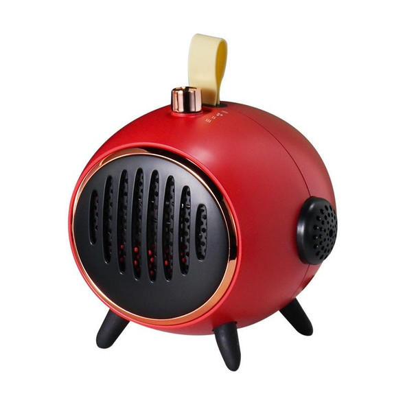 200W Mini Desktop Air Heater Plasma Purification Heater Little Sun,CN Plug( Red )