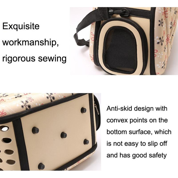 Pets Out Foldable EVA Backpack(Champagne)