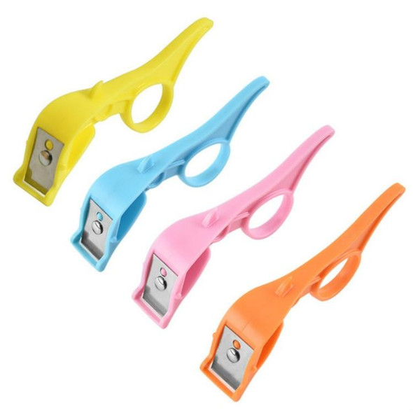 10 PCS Kitchen Fruit Peeler Stainless Steel Peeling Knife Random Color Delivery