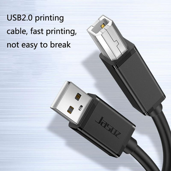 3 PCS Jasoz USB Printing Data Cable Oxygen-Free Copper Core, Cable Length: 2m