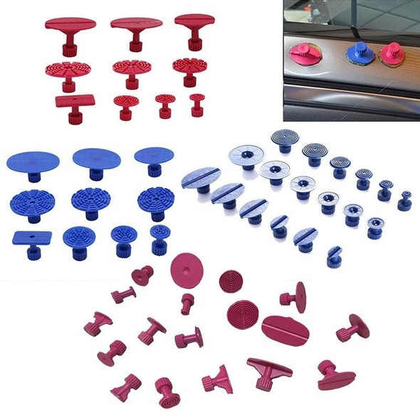 56 in 1 Auto PDR Plastic Ding Glue Tabs Paintless Dent Removal Car Repair Tools Kits Glue Puller Sets Tabs PDR Tools